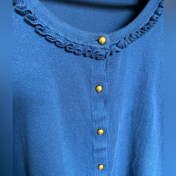 Lands’ End navy cardigan - Picture 4 of 6